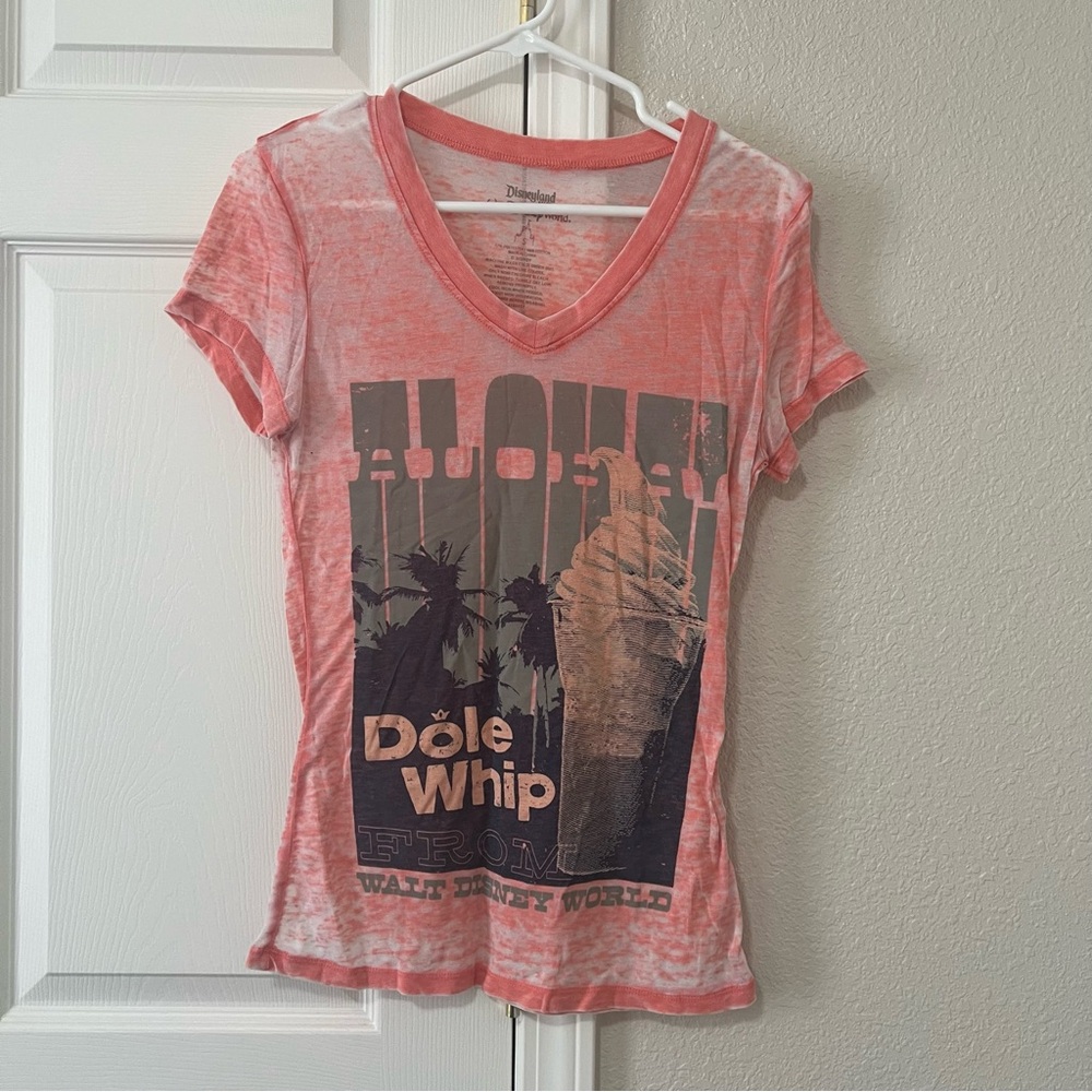 RETIRED WDW Women’s Sheer Aloha Dole Whip Tee - small
